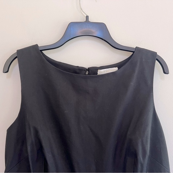 Jack Rogers Sleeveless Black Cotton Sheath Dress with Front Pocket, size 10 - Picture 8 of 8